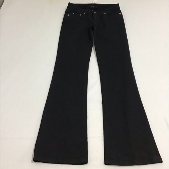 Joe’s Jeans Black Dark Wash Denim Jeans Honey Booty Fit Flare Leg - Picture 11 of 16